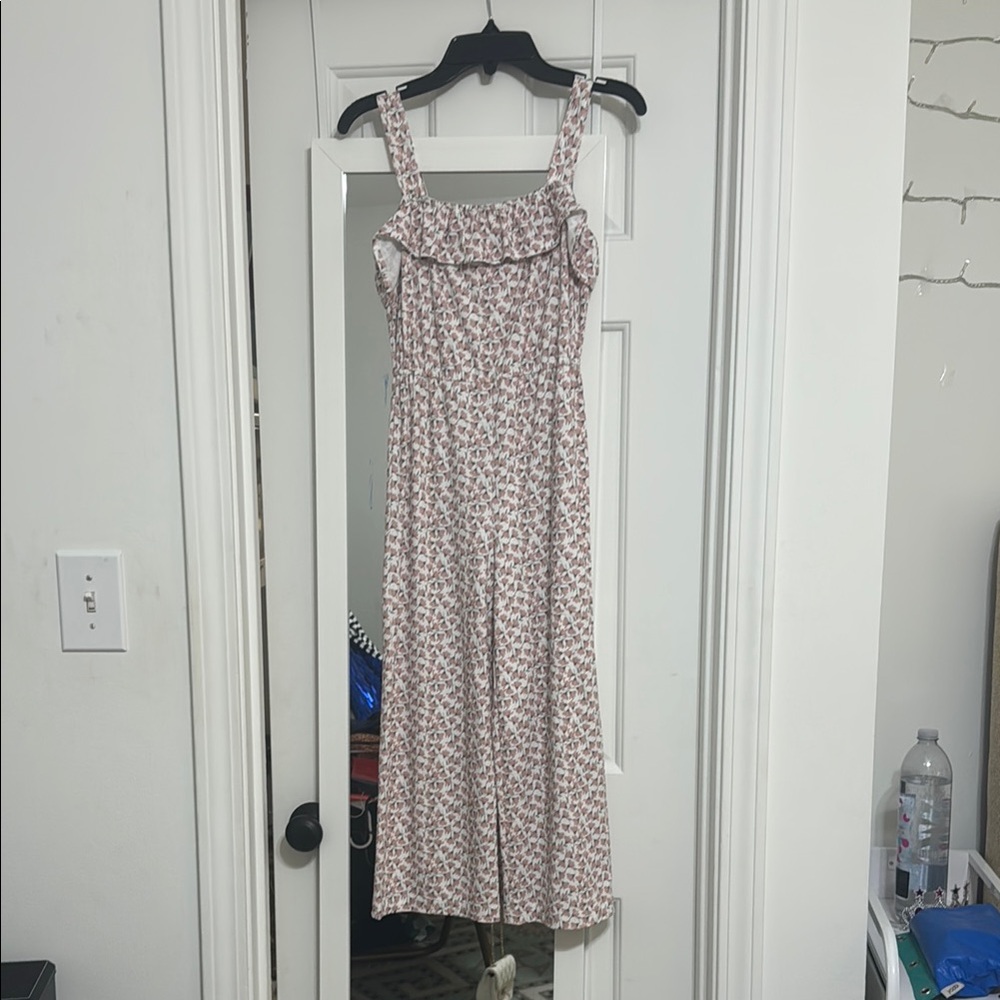 Floral Sleeveless Jumpsuit